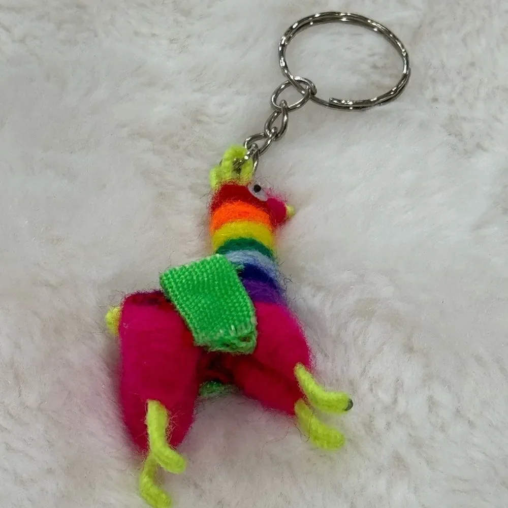 LLAMA KEYCHAIN HANDMADE IN PERU